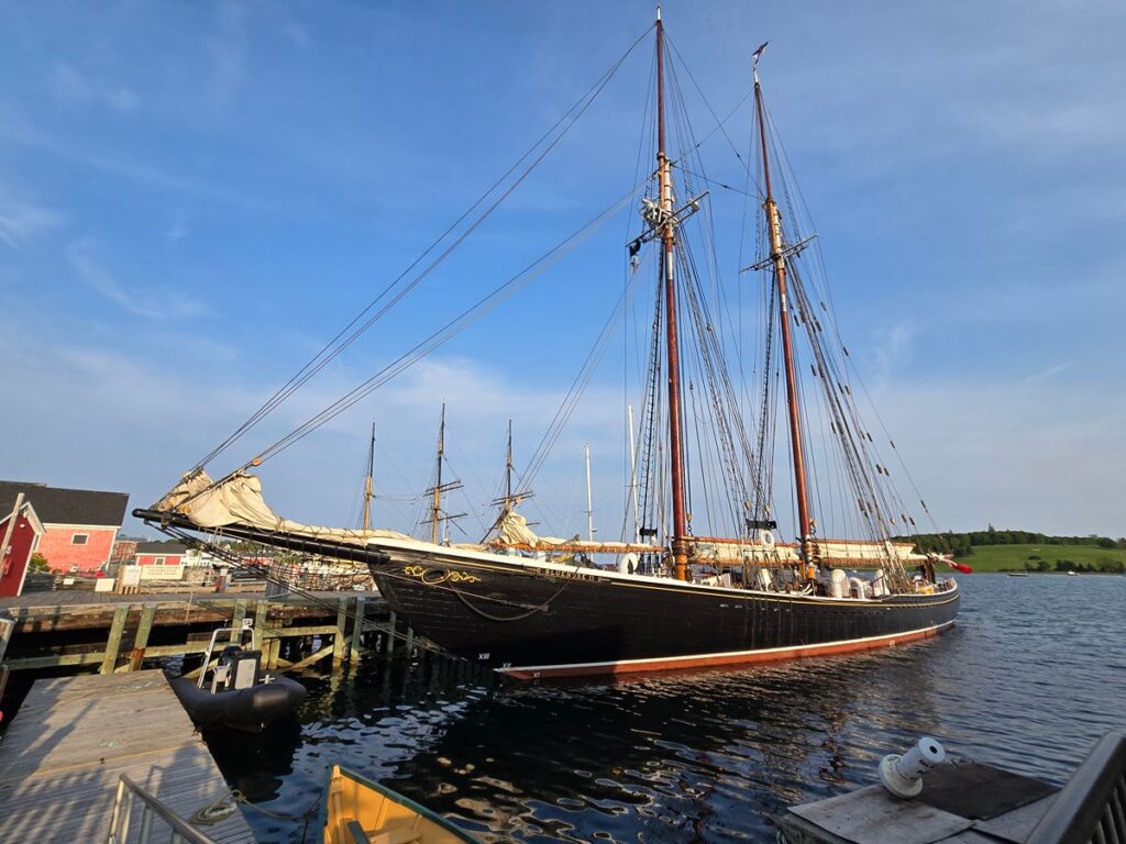 Bluenose II boat in Lunenburg Nova Scotia