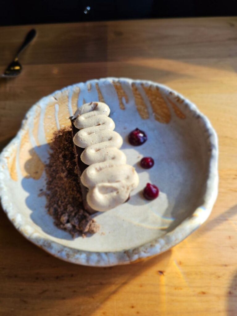 Dessert at 5 Fishermen restaurant