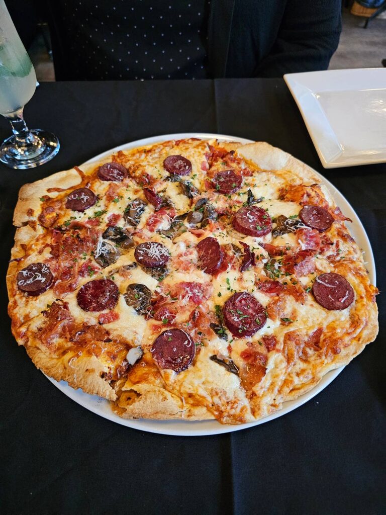 Pizza from Hole in the Wall Restaurant
