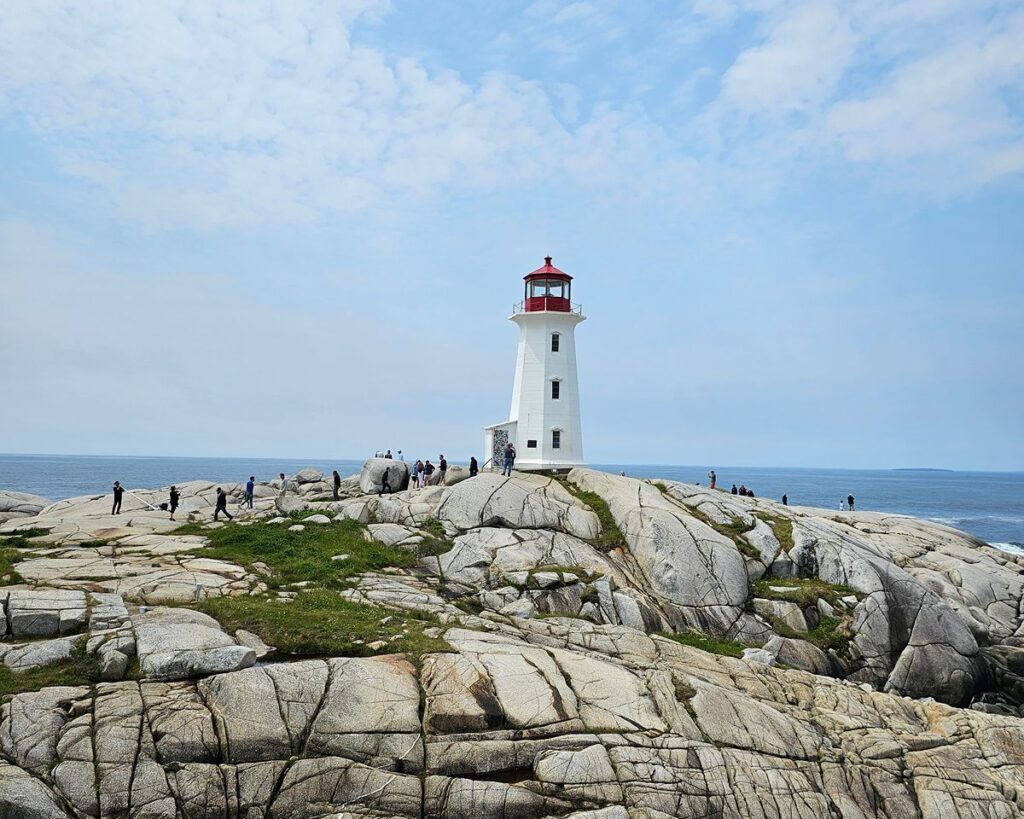 Peggy's Cove Lighthouse in Nova Scotia