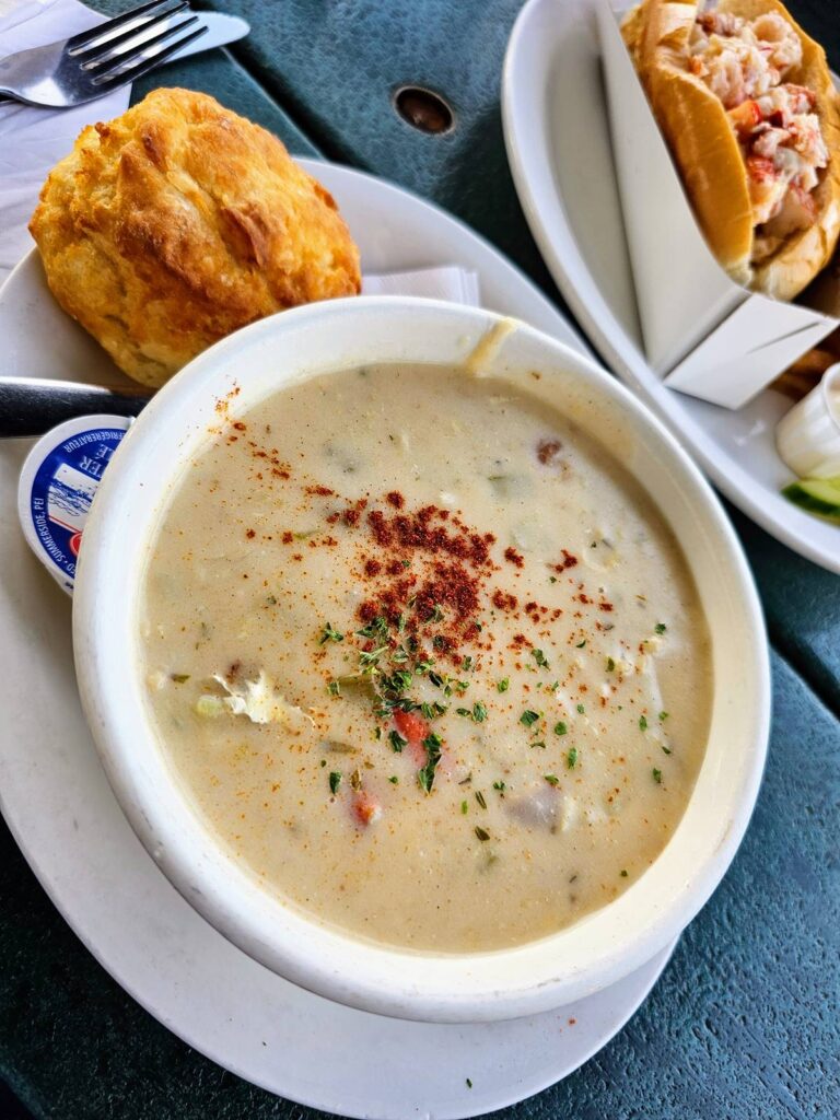 Seafood chowder from Dave's Lobster