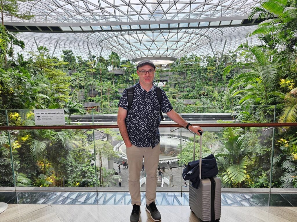 Ron at Singapore Airport
