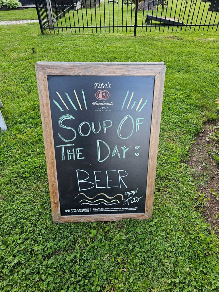 Soup of the day: Beer