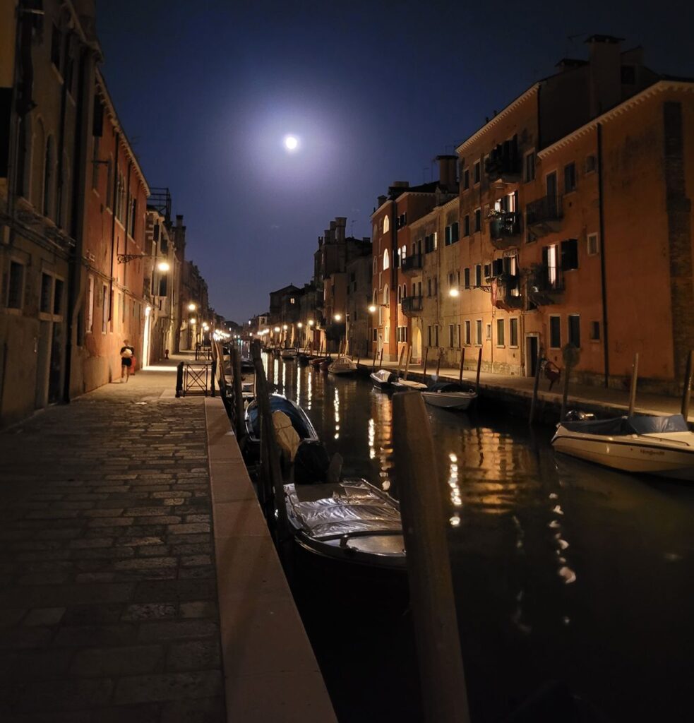 Venice at night