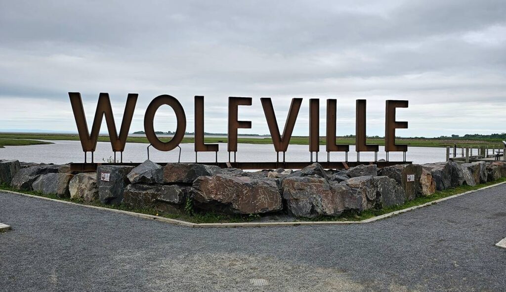 Wolfville sign