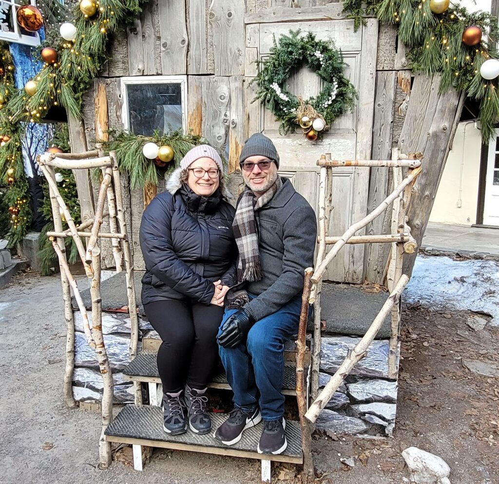 Ron and Dana in Quebec City
